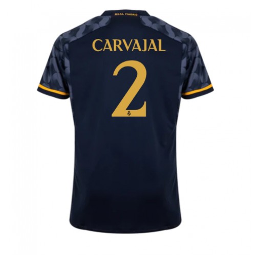 Real Madrid Daniel Carvajal #2 Gostujuci Dres 2023-24 Kratak Rukav